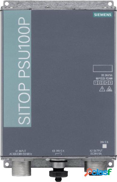 Siemens Sitop PSU100P Alimentatore per guida DIN 24 V/DC 5 A