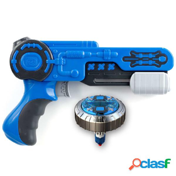Silverlit Blaster Single Shot con Spinner Mad Mega Wave Blu