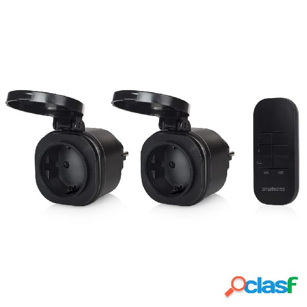 Smartwares Set di Mini Interruttori da Esterno 7,2x7,6x1,4