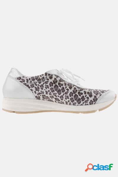 Sneaker Vitaform, fantasia leopardata, larghezza K per un