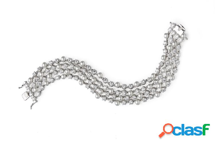 Sovrani Bracciale Luce argento argento bianco