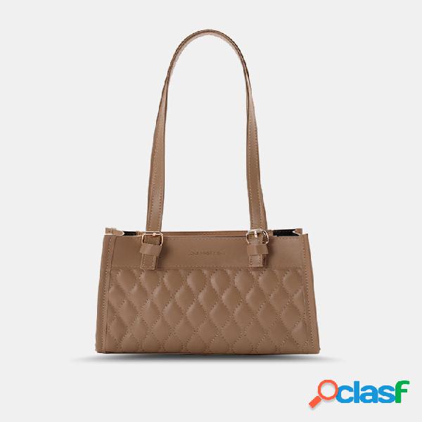 Spalla tote tutto-fiammifero in ecopelle moda donna Borsa