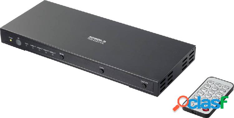 SpeaKa Professional 1+4 Porte Switch HDMI Predisposto Ultra