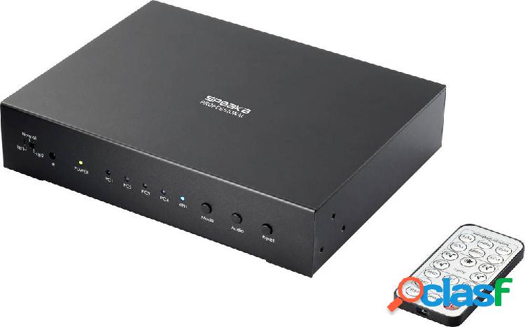 SpeaKa Professional SP-KVM-340 4 Porte Switch KVM