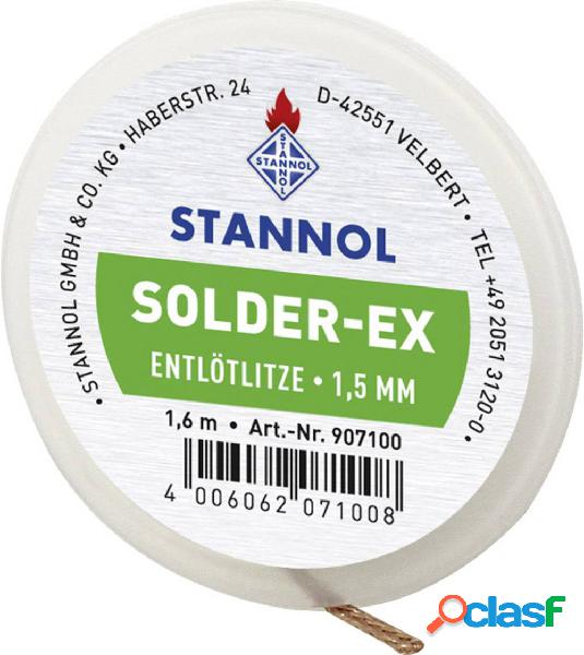 Stannol Solder Ex Treccia Lunghezza 1.6 m Larghezza 1.5 mm