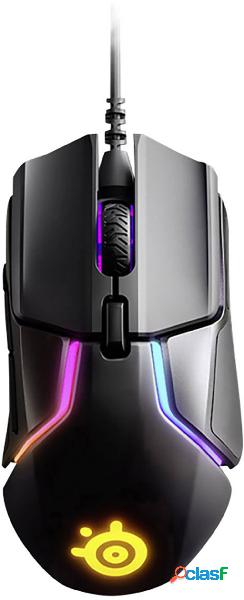 Steelseries Rivl 600 Mouse da gioco USB Ottico Nero 7 Tasti