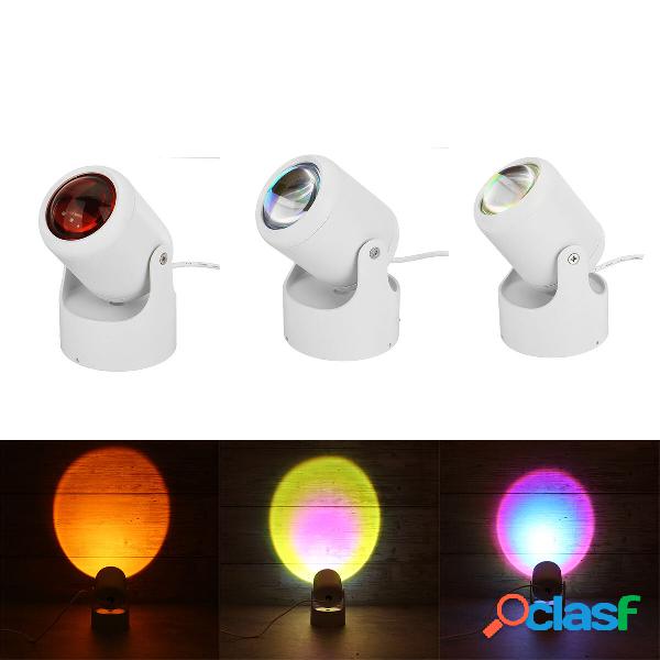 Sunset Projection LED Night Light Rainbow Floor Stand Modern