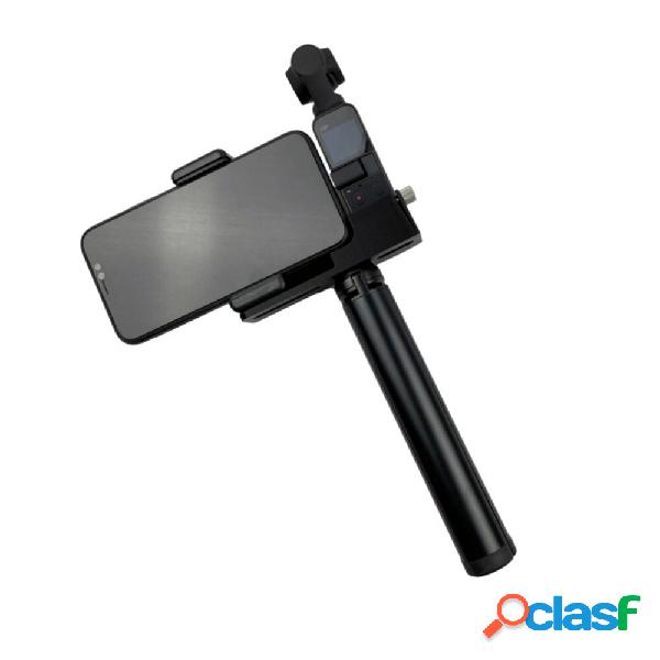 Supporto per cellulare multifunzione nero grande treppiede