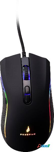 Surefire Gaming Hawk Claw Mouse da gioco USB Ottico Nero 7
