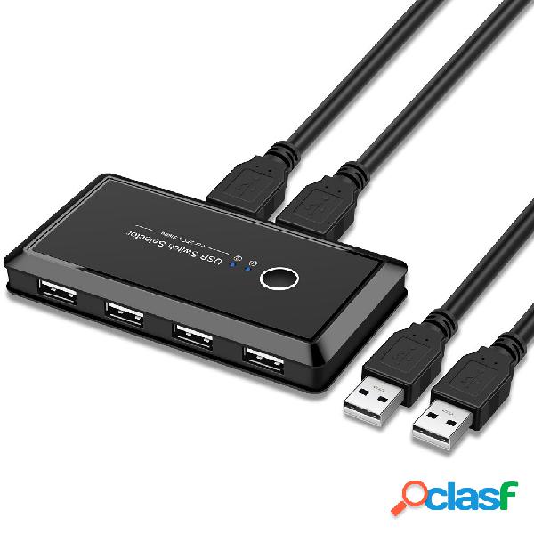 Switch KVM USB E-yield Scatola 2.0 Switcher 2 porte PC