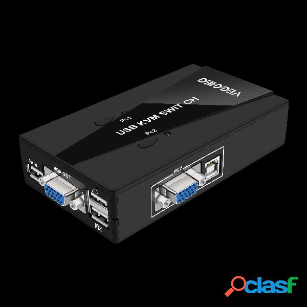 Switch KVM VGA USB VEGGIEG Scatola Switch VGA a 3 porte