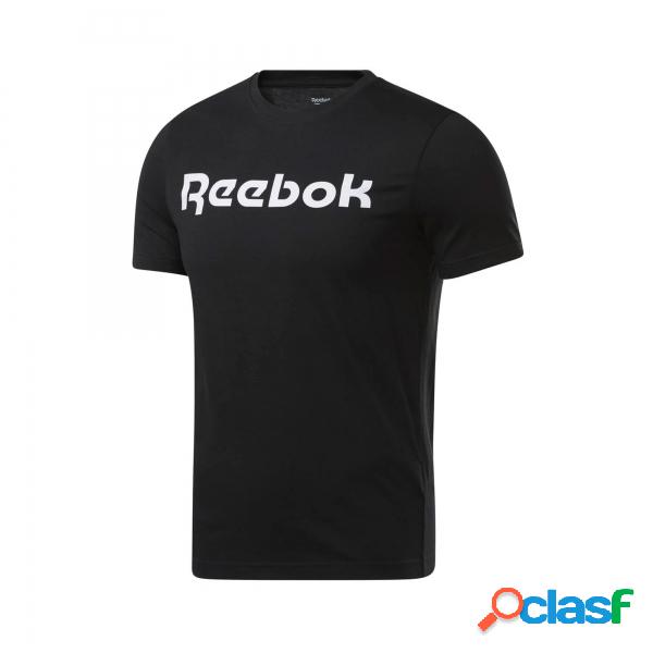 T-shirt Reebok Graphic Series con logo lineare Reebok -