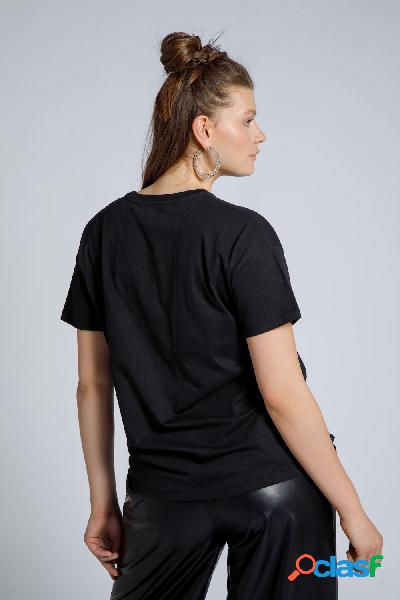 T-shirt dal taglio oversize con mezze maniche e stampa con