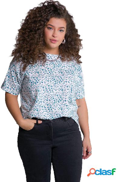T-shirt dal taglio oversize con stampa, scollo a girocollo e