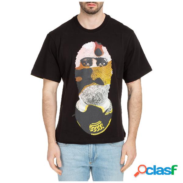T-shirt maglia maniche corte girocollo uomo mask on