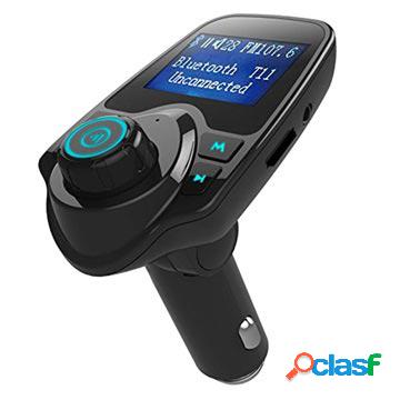 T11 Trasmettitore FM Bluetooth & Caricabatteria da auto