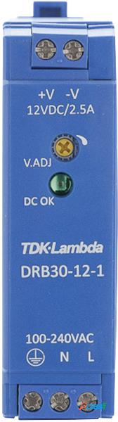 TDK-Lambda DRB30-12-1 Alimentatore per guida DIN 12 V/DC 2.5