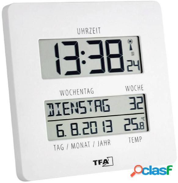 TFA Dostmann 60.4509.02 Radiocontrollato Orologio da parete