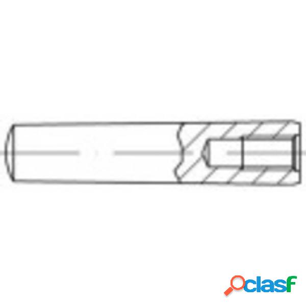 TOOLCRAFT 144724 Spina conica (Ø x L) 10 mm x 45 mm Acciaio