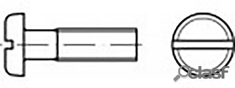 TOOLCRAFT TO-6853230 Vite a testa bombata M3 4 mm Taglio DIN