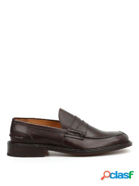 TRICKERS MOCASSINI UOMO JAMESESPRESSOBURNISHED PELLE MARRONE