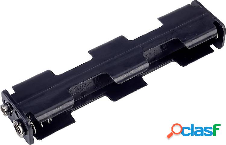 TRU COMPONENTS BH342-1B Portabatteria 4x Stilo (AA)