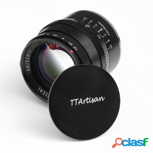 TTArtisan Micro SLR fotografica lente 50mm F1.2 per Sony E