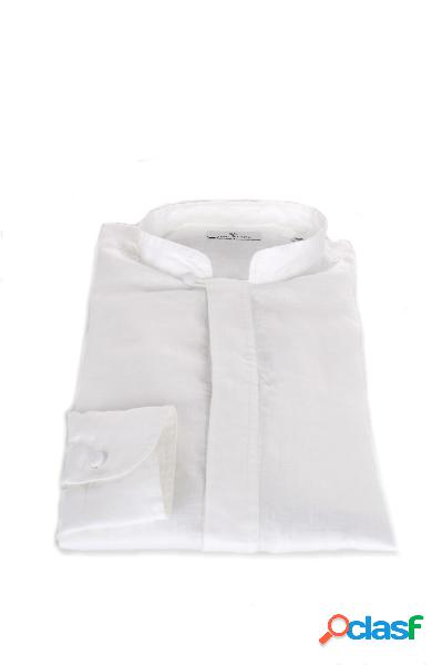 Tagliatore Camicie Casual Uomo Bianco