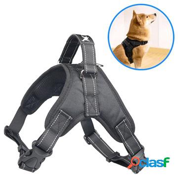 Tailup Adjustable Dog Harness with Hand Strap - M - Black