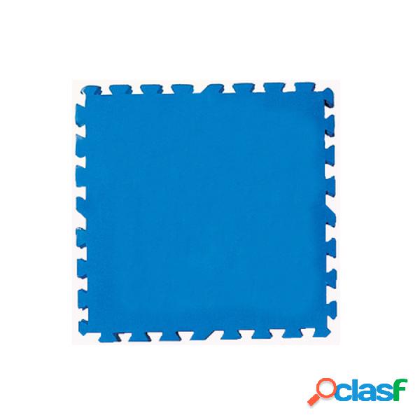 Tappetto sottopiscina in polietilene azzurro 50x50 cm