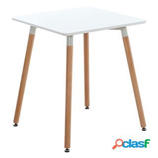 Tavolo da Appoggio BERGER, 60x60x70cm, Stile Nordico, in