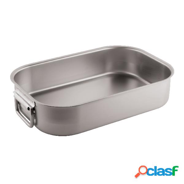 Tegame Rettangolare M/Snodate Cm 50 Inox, peso 3,33 kg