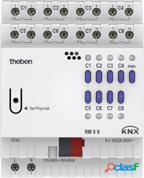 Theben KNX 4940220 Attuatore interruttore RM 8 S KNX