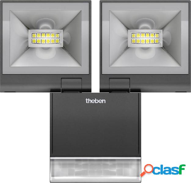 Theben theLeda S20 BK 1020924 Faretto LED per esterno con