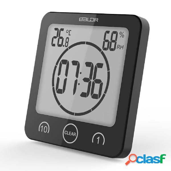 Timer da bagno digitale impermeabile con sensore di