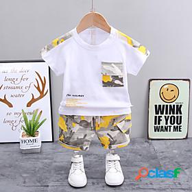 Toddler Boys T-shirt Shorts Clothing Set Short Sleeve 2