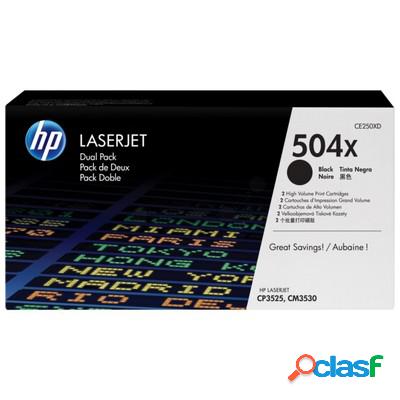 Toner Hp CE250XD (Conf. da 2 pz.) originale NERO