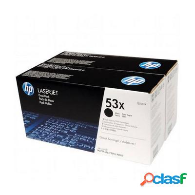 Toner Hp Q7553XD (Conf. da 2 pz.) originale NERO