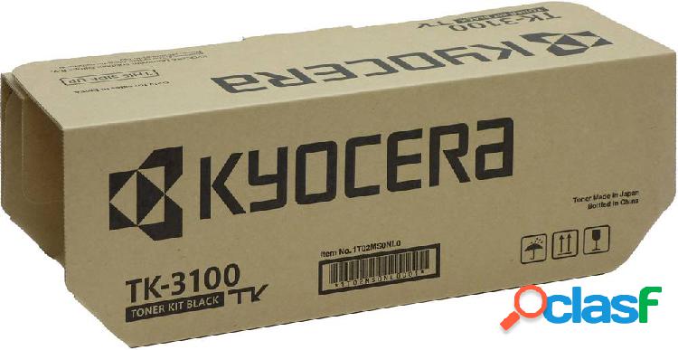 Toner Kyocera TK-3100 Originale 1T02MS0NL0 Nero 12500 pagine