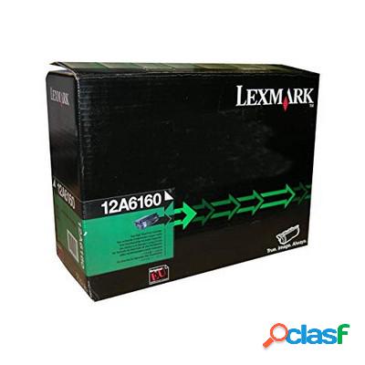 Toner Lexmark 12A6160 originale NERO