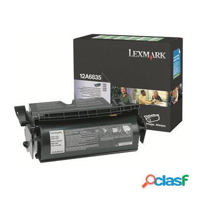 Toner Lexmark 12A6835 originale NERO