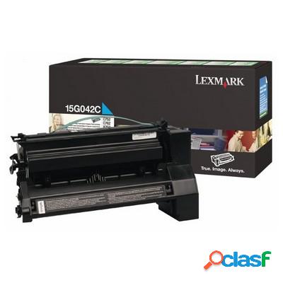 Toner Lexmark 15G042C originale CIANO