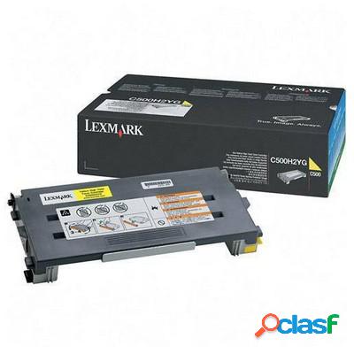 Toner Lexmark C500H2YG originale GIALLO