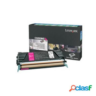 Toner Lexmark C5200MS originale MAGENTA