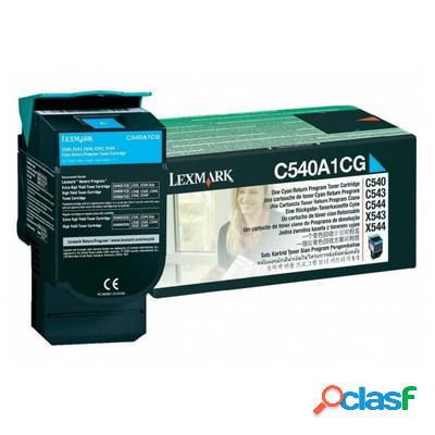 Toner Lexmark C540A1CG originale CIANO