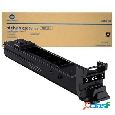 Toner Minolta A0DK153 TN318K originale NERO