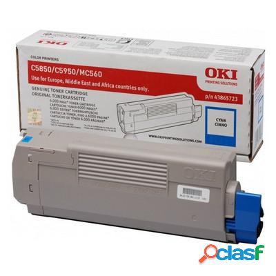 Toner Oki 43865723 originale CIANO