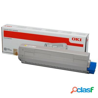 Toner Oki 46490605 originale GIALLO