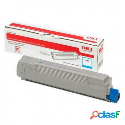 Toner Oki 46490607 originale CIANO