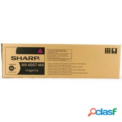 Toner Sharp MX60GTMA originale MAGENTA